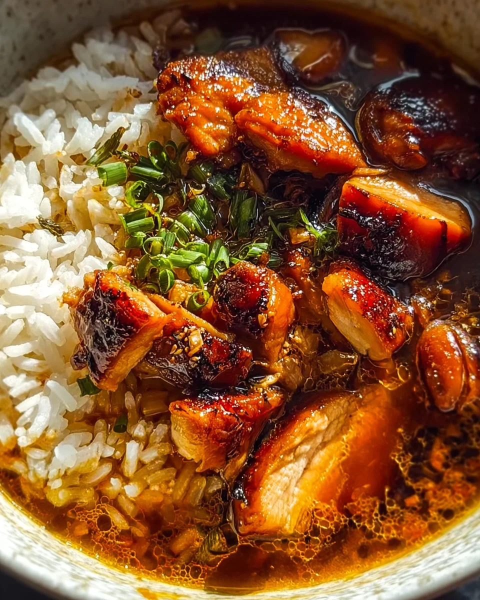 Caramelised Soy Chicken: Ultimate Garlic Non-Alcoholic Ginger Broth
