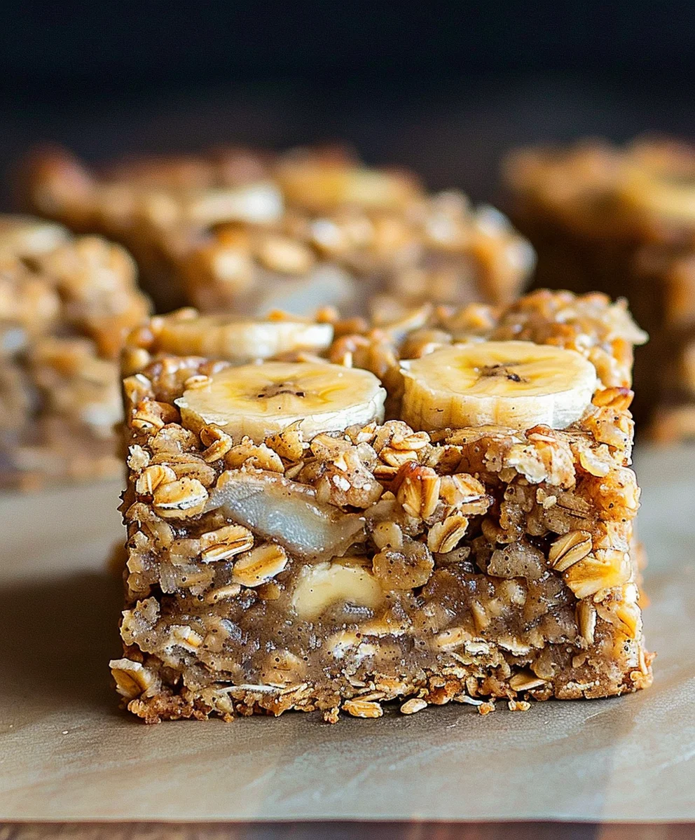 Delicious Banana Oatmeal Bars: Perfect for Healthy Snacking!