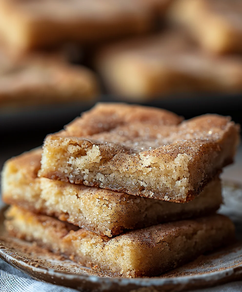Easy Cinnamon Sugar Blondies: Your New Favorite Sweet Treat!