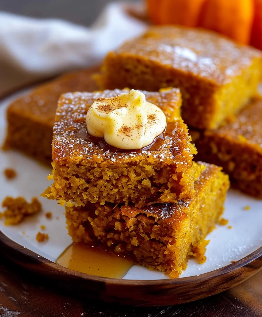 Pumpkin Cornbread: Spiced Perfection with Honey Butter