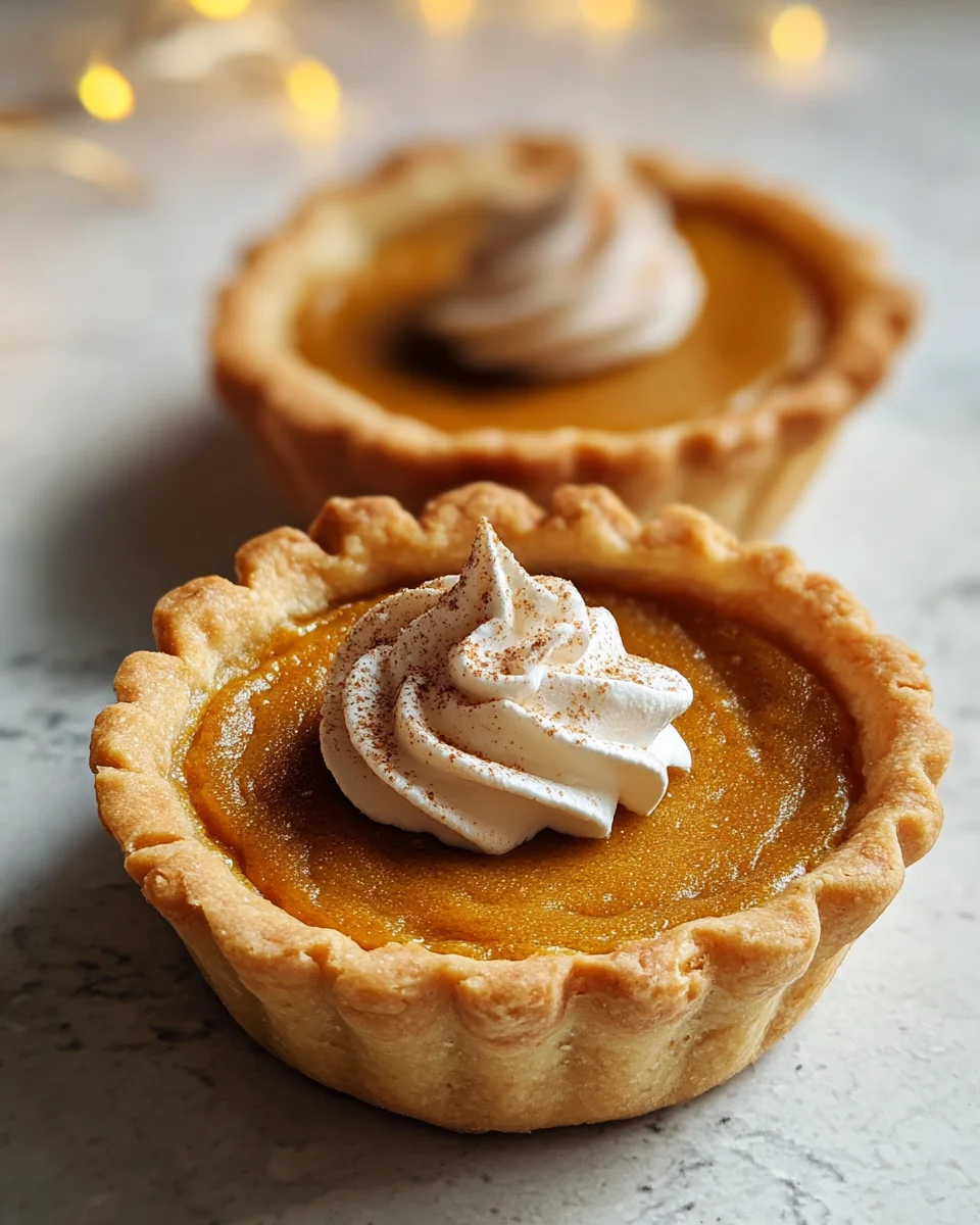 Mini Pumpkin Pies: Sweet & Easy Fall Dessert Recipe