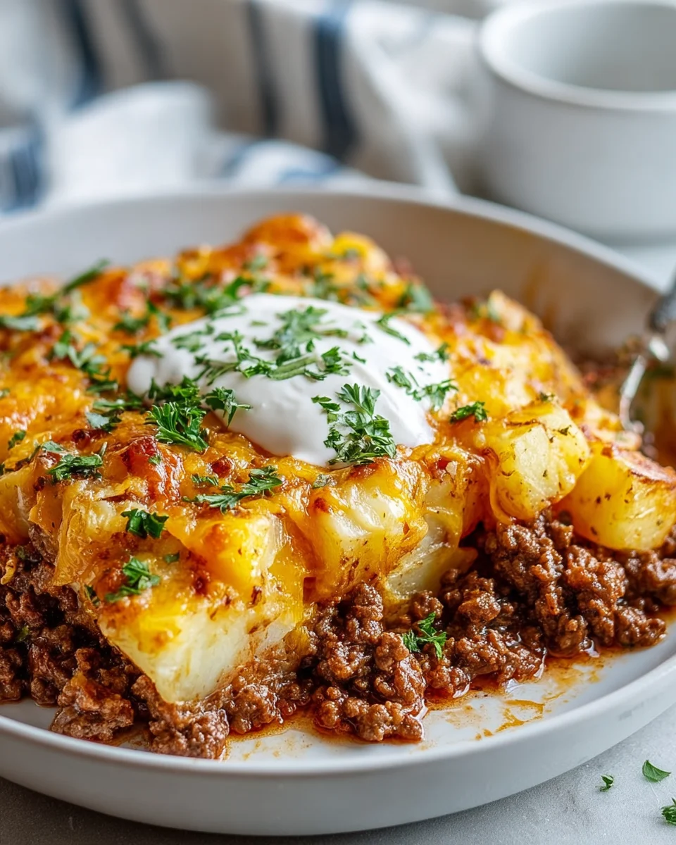 Ultimate Ground Beef Potatoes Casserole: Comfort Food!