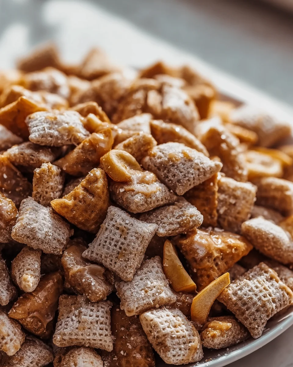 Caramel Apple Puppy Chow: Sweet, Crunchy & Irresistible Treat