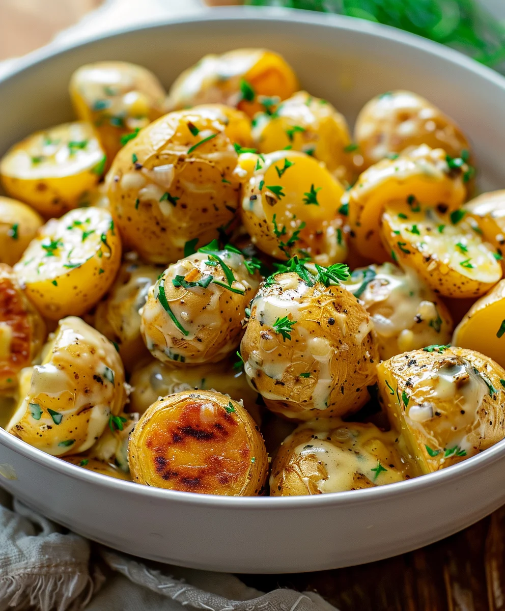 Creamy Garlic Baby Potatoes: Your New Favorite Side Dish!