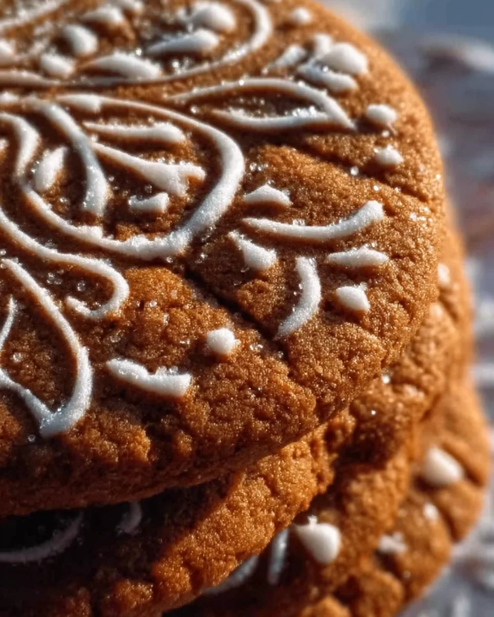 Amazing Chewy Non-Alcohol Alternative Gingerbread Cookies