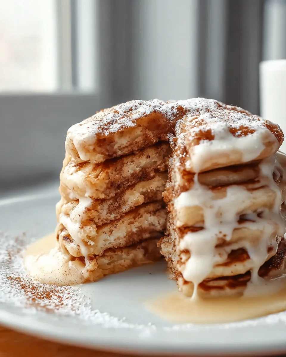 Cinnamon Roll Pancakes: Easy & Delicious Breakfast Idea!