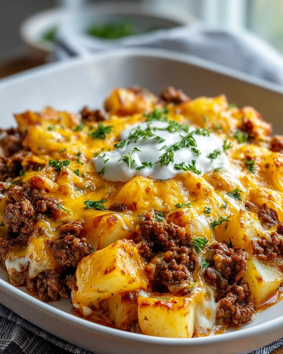 Ultimate Ground Beef Potatoes Casserole: Comfort Food!