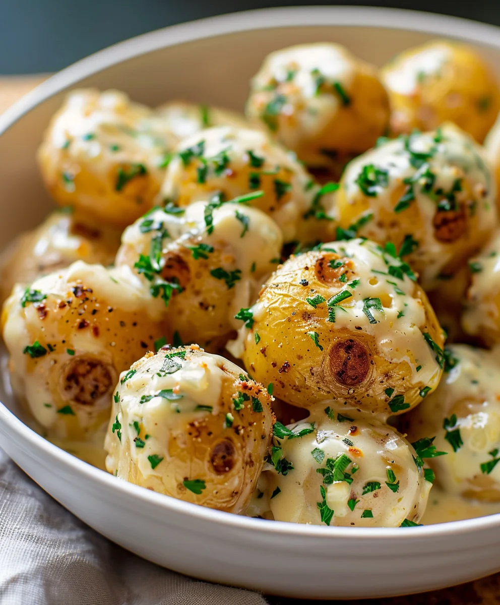 Creamy Garlic Baby Potatoes: Your New Favorite Side Dish!