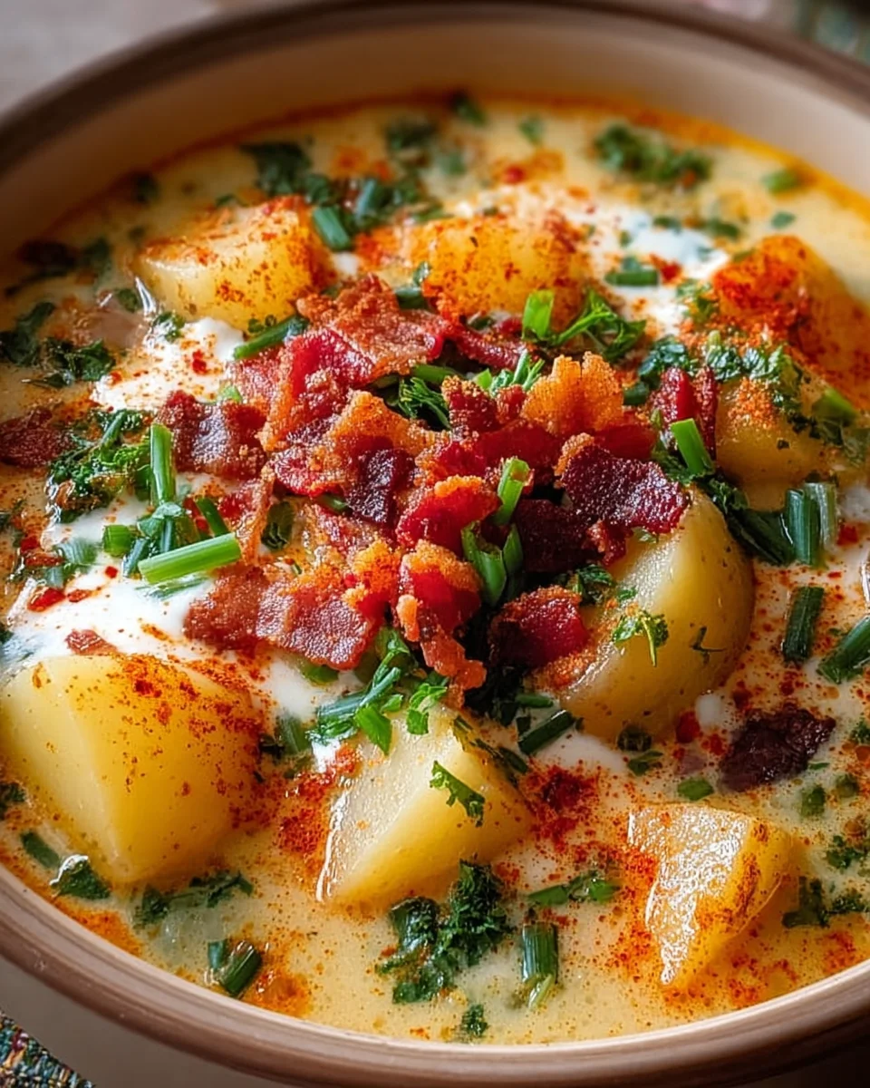 Spicy Cajun Potato Soup - Easy & Delicious Recipe!