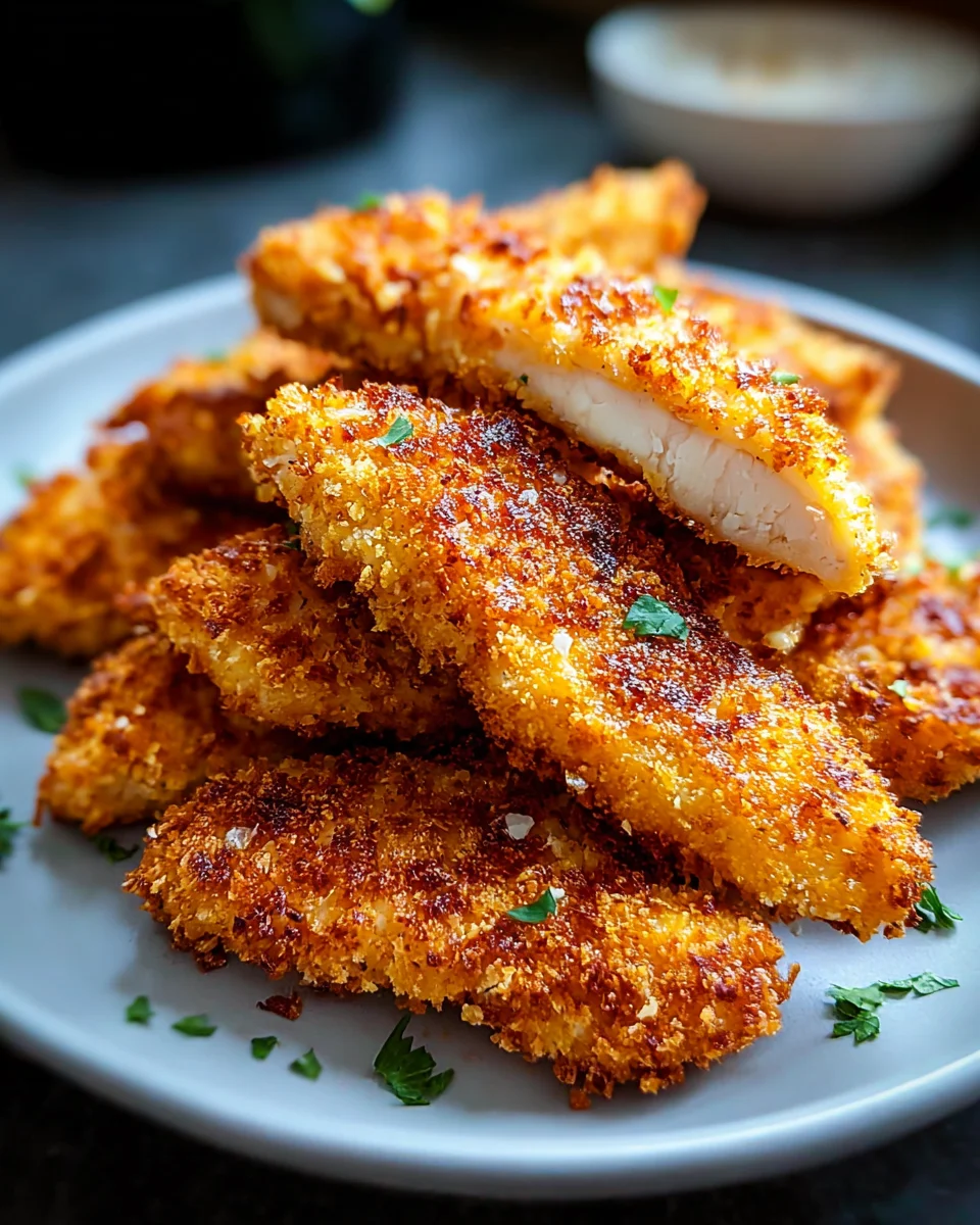 Crispy Baked Chicken Tenders: Delicious & Easy Family Meal