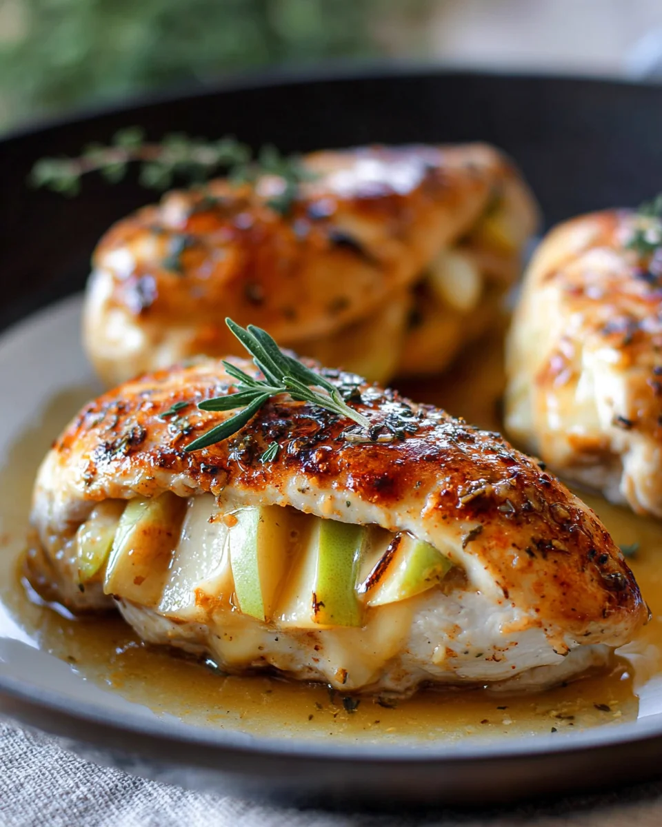 Apple & Brie Stuffed Chicken: Easy Gourmet Dinner!