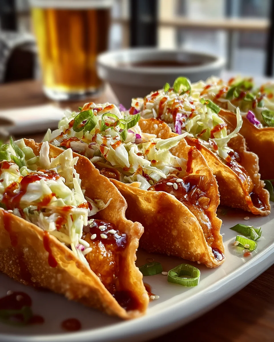 Chicken Wonton Tacos: Easy & Flavorful Fusion Recipe!