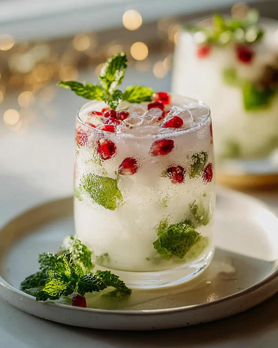 Celebrate The Season: White Christmas Mojito (Non-Alcoholic)