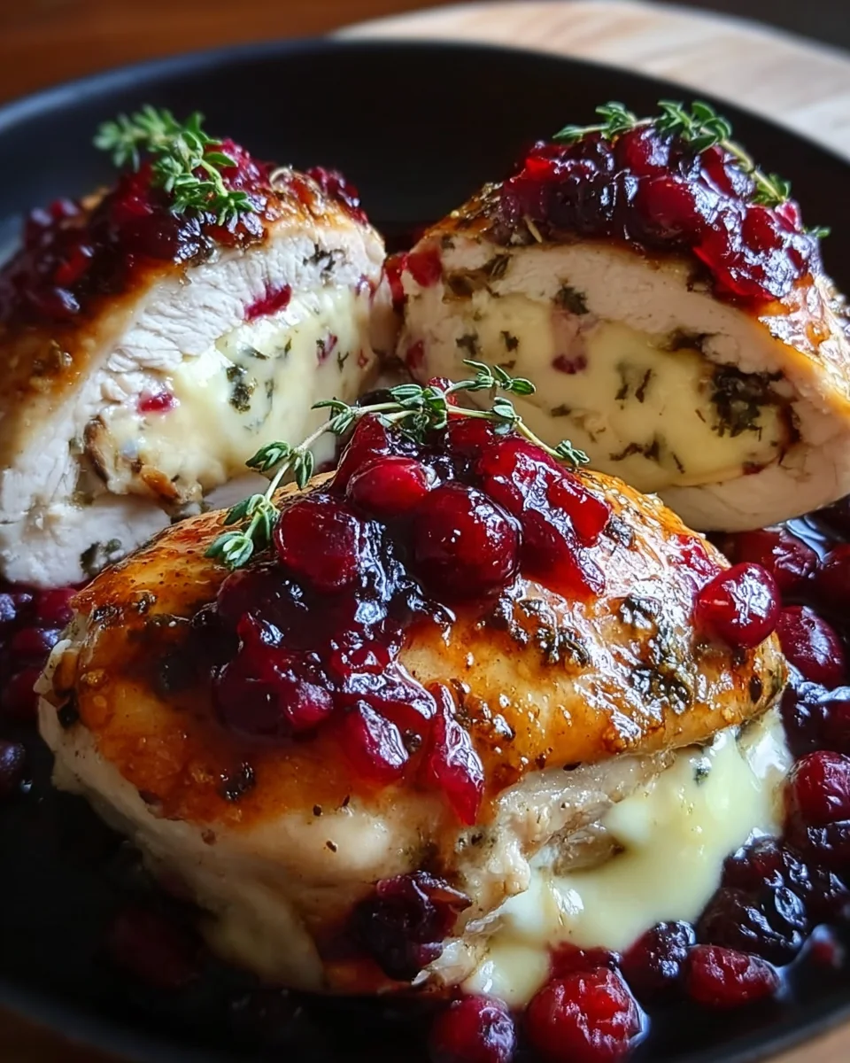 Cranberry Brie Stuffed Chicken: Your Next Dinner Party Star!