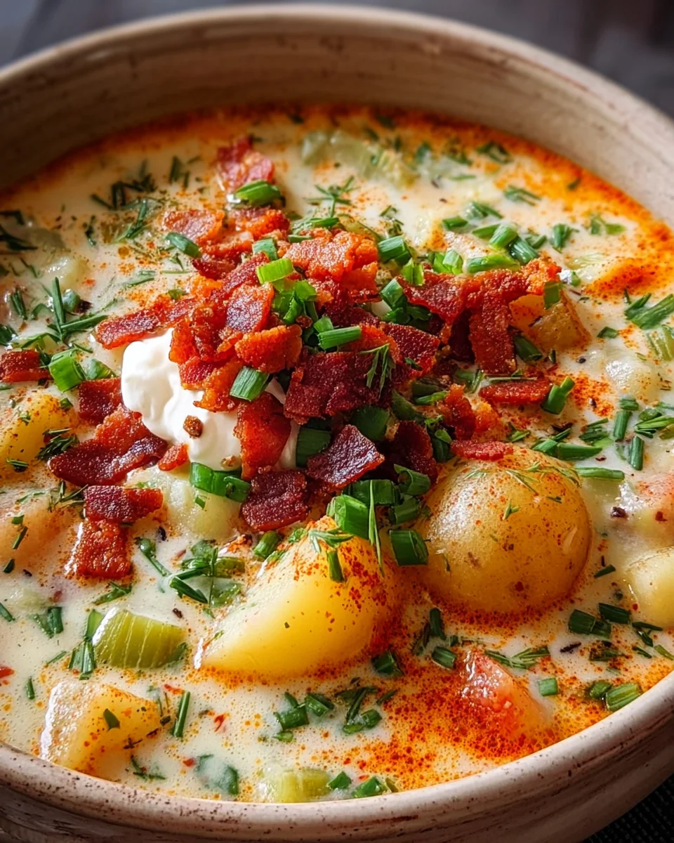 Spicy Cajun Potato Soup - Easy & Delicious Recipe!