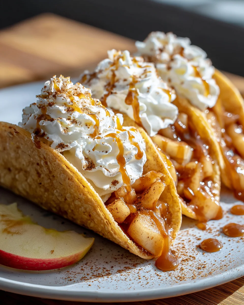 Apple Pie Tacos: Sweet, Crispy, and Totally Irresistible!