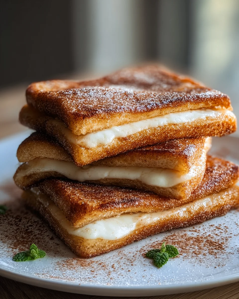 Epic Churro Stuffed French Toast with Cinnamon Sugar