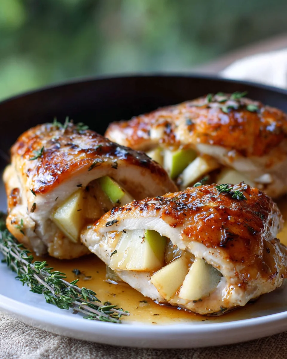 Apple & Brie Stuffed Chicken: Easy Gourmet Dinner!
