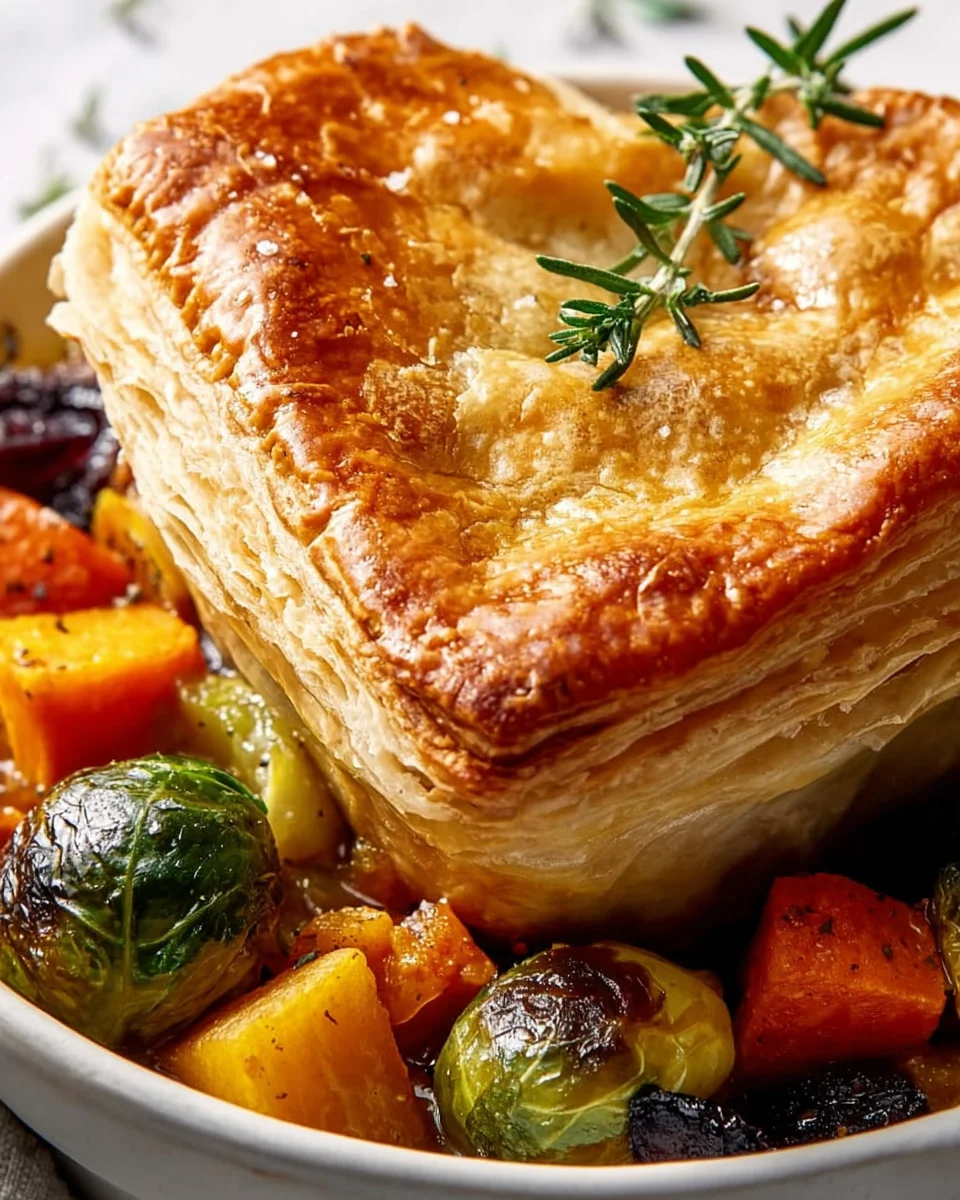 Delicious Roasted Autumn Vegetable Pot Pies Recipe