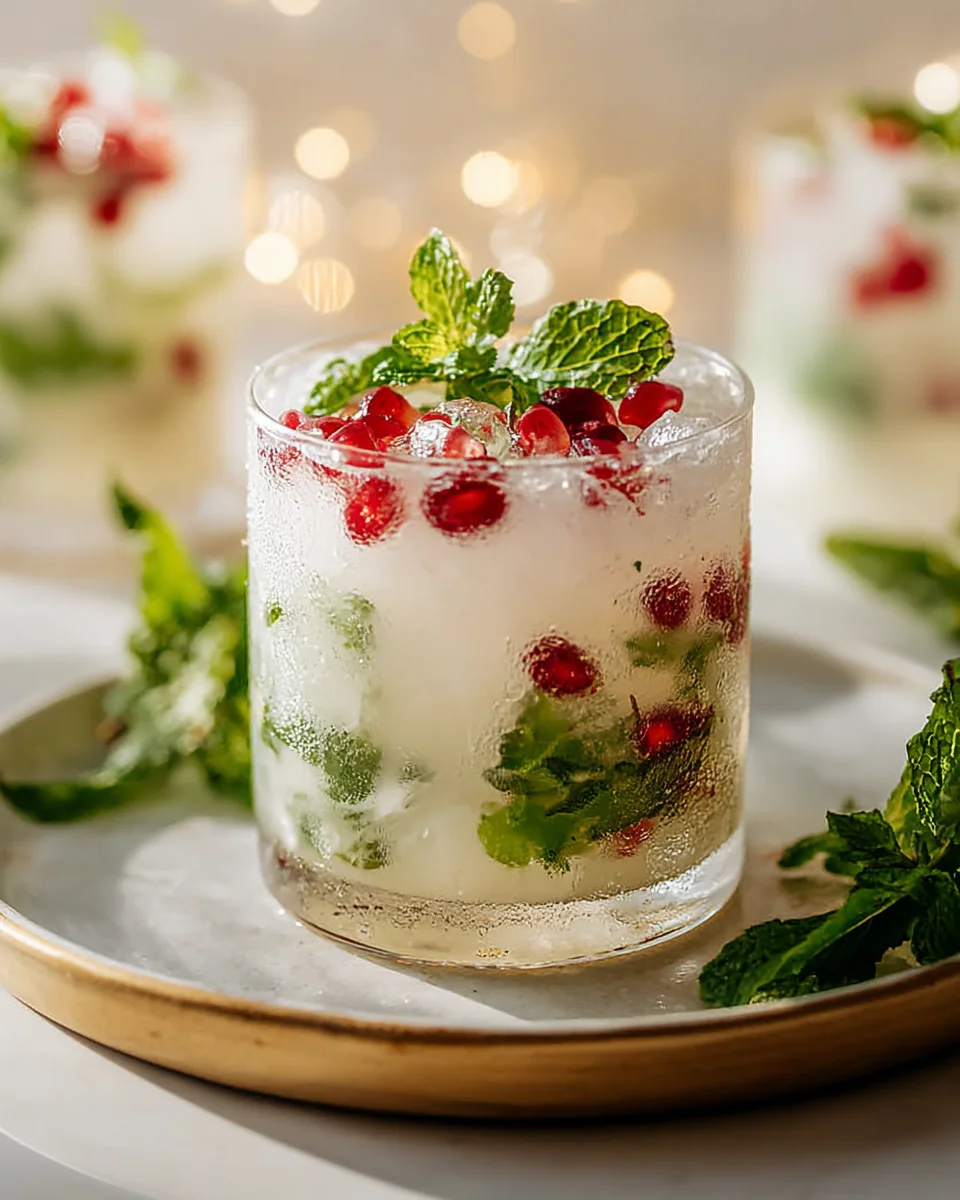 Celebrate The Season: White Christmas Mojito (Non-Alcoholic)