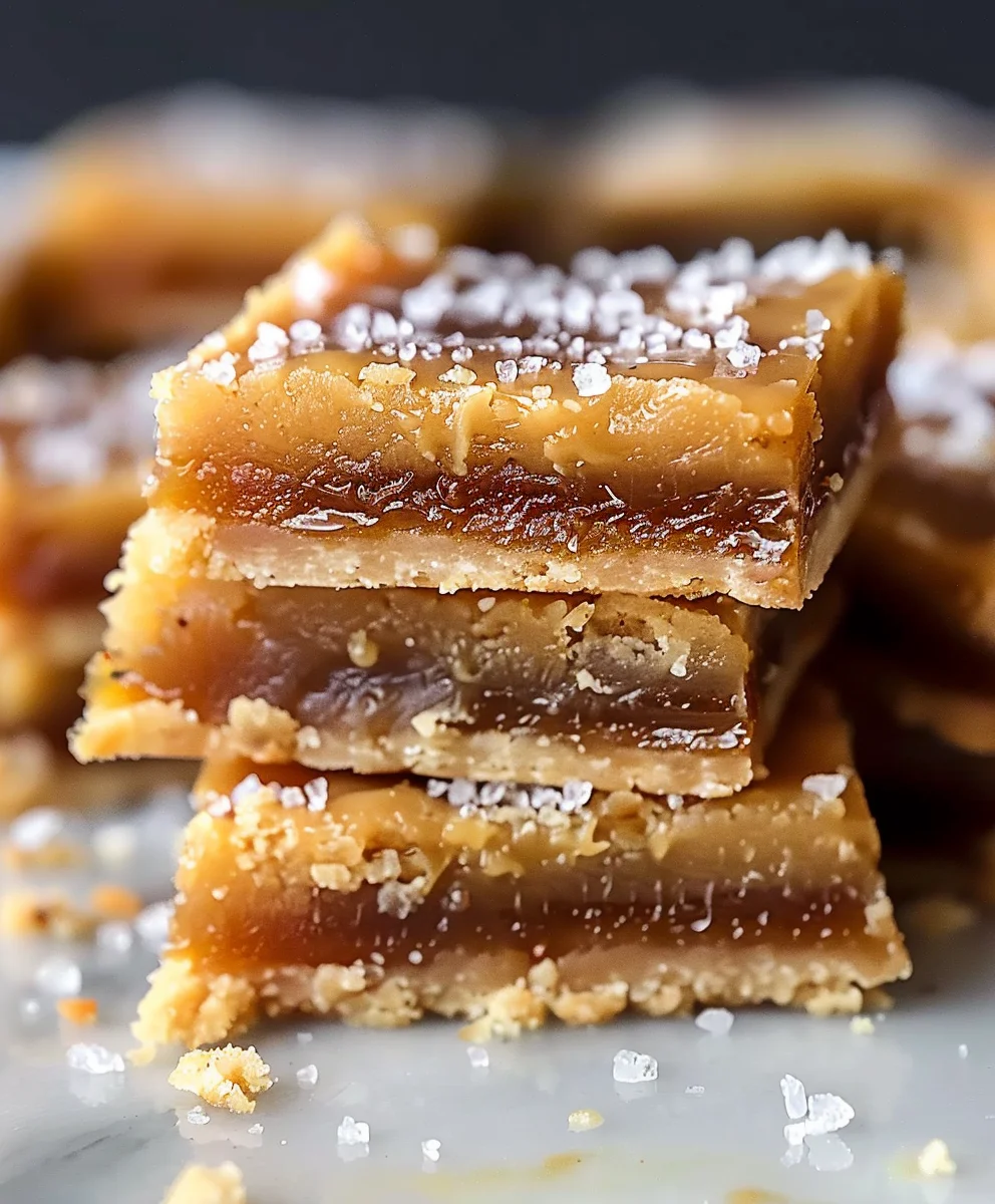 Tasty Salted Caramel Butter Bars: Simply Irresistible!