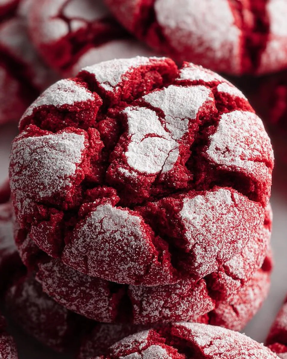 Best Red Velvet Crinkle Cookies - Quick & Simple Recipe