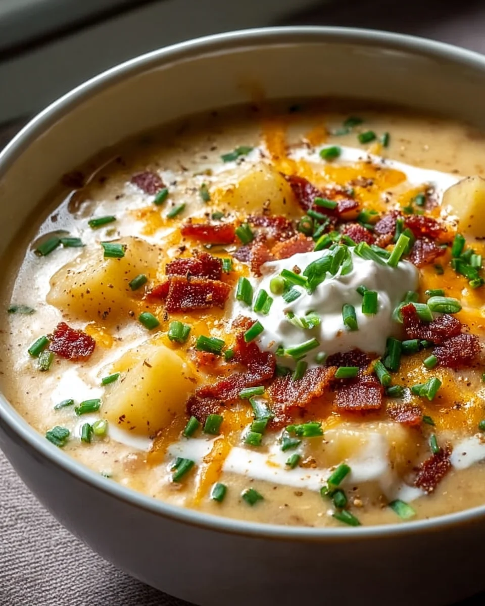 Hearty Loaded Baked Potato Soup Recipe – Ultimate Comfort!