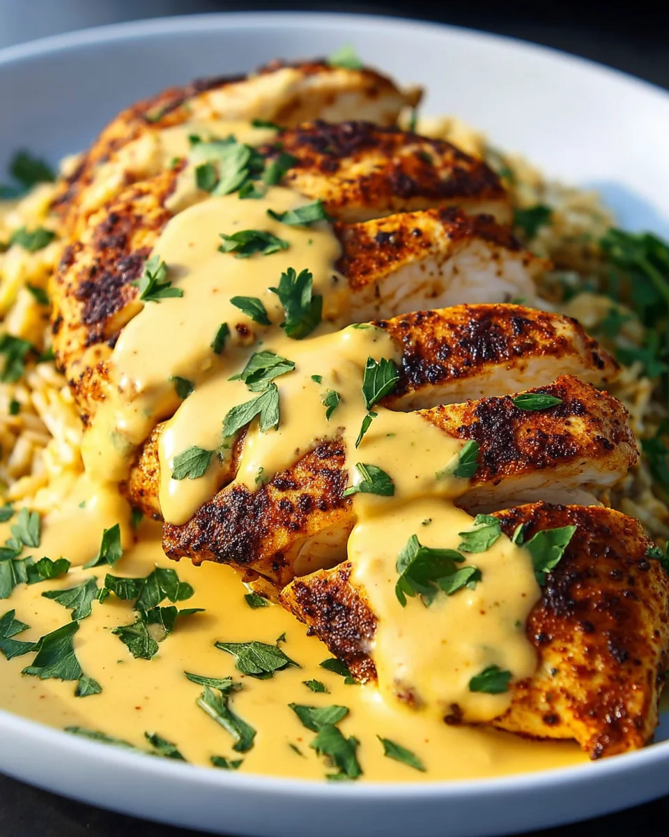 Authentic Mexican Chicken Smothered in Rich Cheese Sauce