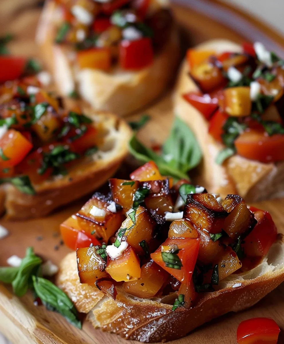 Fall Bruschetta: A Flavorful Autumn Appetizer
