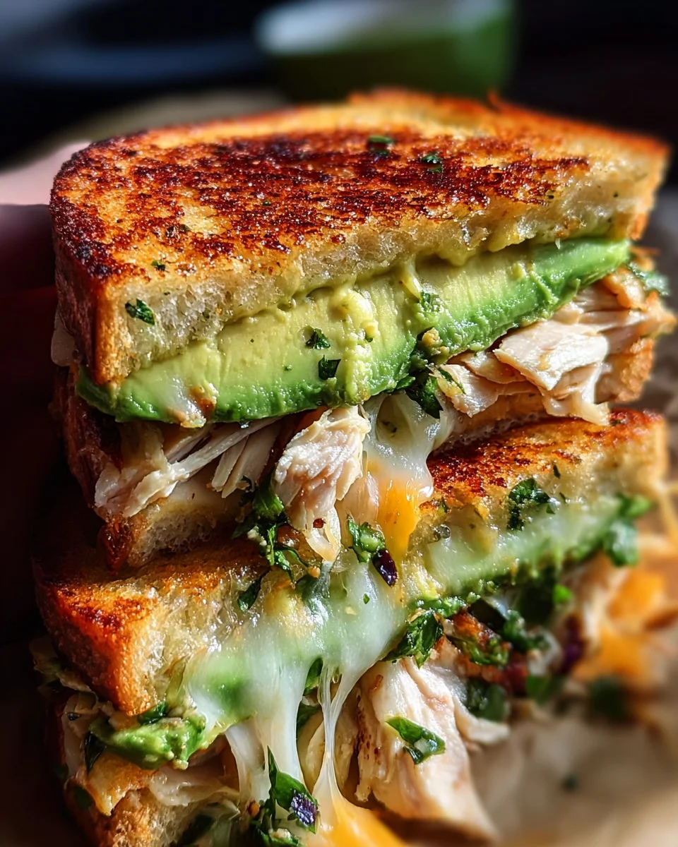 Chicken Avocado Melt: Quick & Delicious Sandwich Recipe