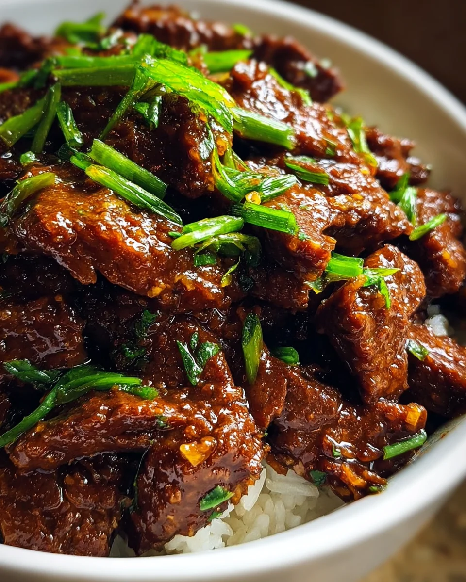 Slow Cooker Mongolian Beef: Easy, Flavorful Weeknight Meal