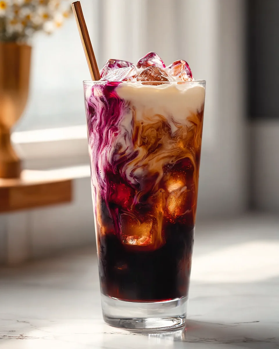 Midnight Malibu Dirty Soda Mocktail: Refreshing Drink!