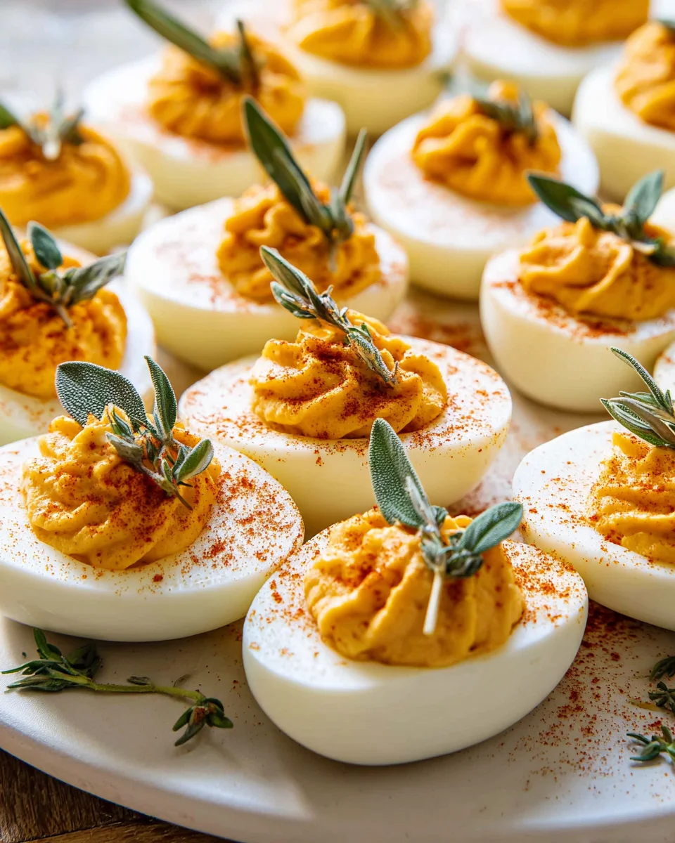 Thanksgiving Deviled Eggs: Delicious & Easy Holiday Recipe!