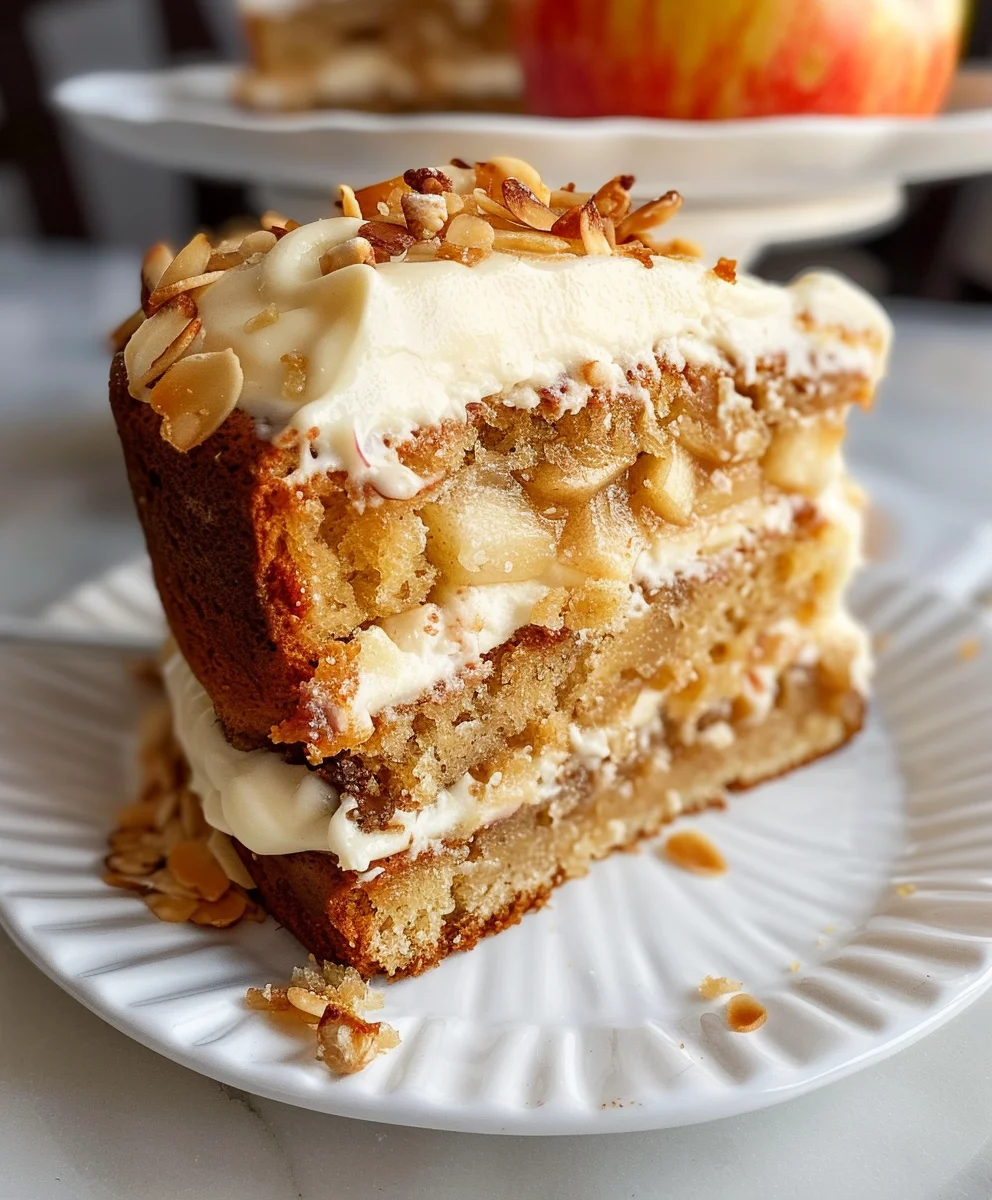 Best Fresh Apple Cake & Cream Cheese Frosting