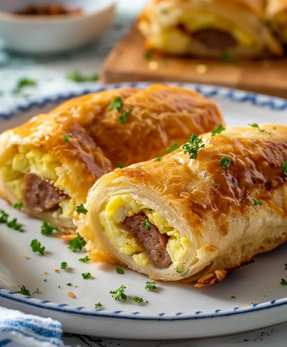 Beef Sausage Egg Breakfast Roll Ups: Easy Morning Feast