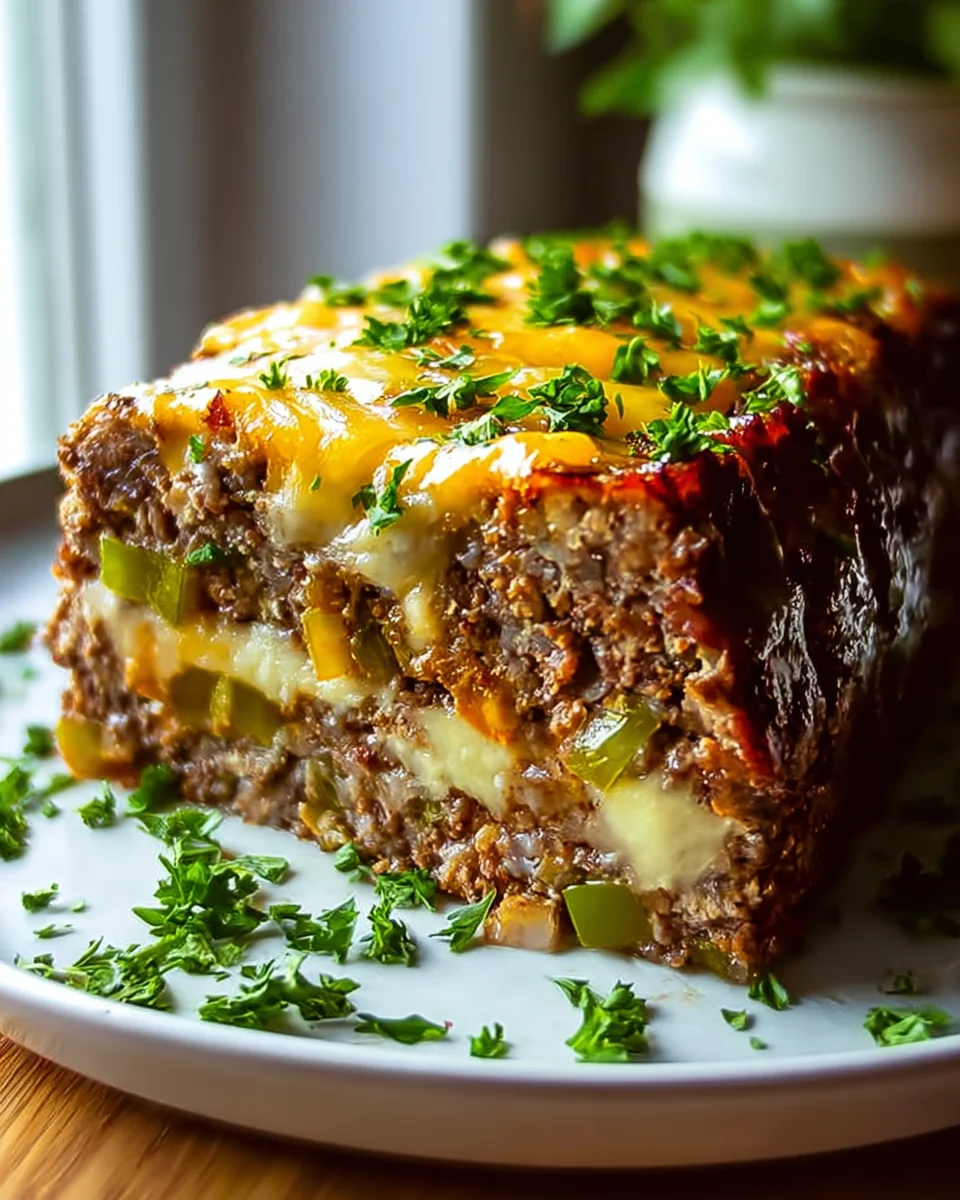 Ultimate Philly Cheesesteak Meatloaf: Classic Beef Twist