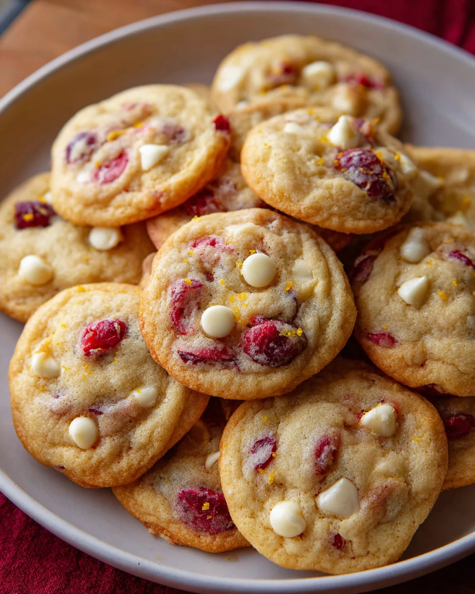 Delicious White Chocolate Cranberry Cookies Recipe to Try!