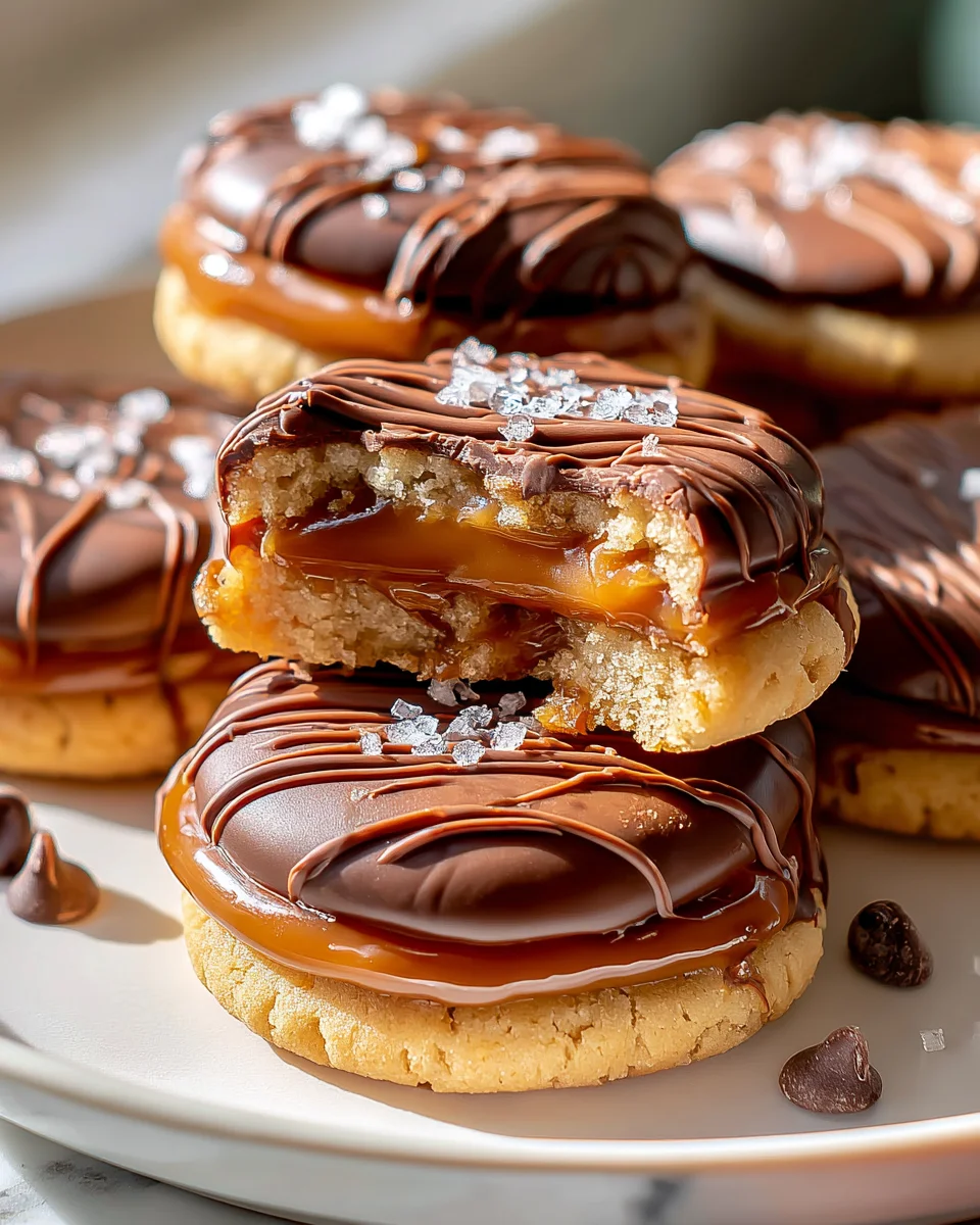 Ultimate Twix Style Cookies: Chewy, Caramel & Chocolate Bliss!