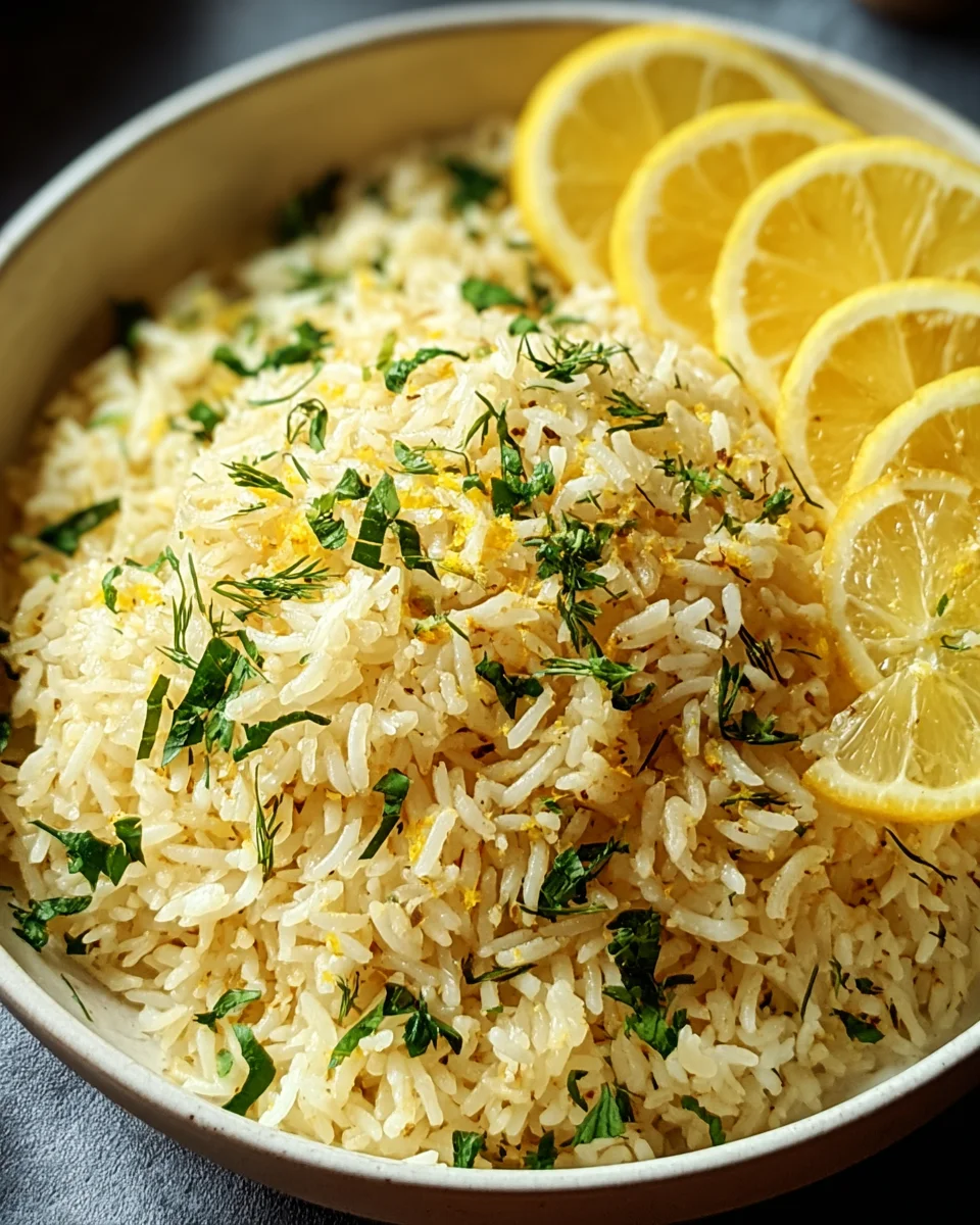 Authentic Greek Lemon Rice Recipe - Easy & Flavorful