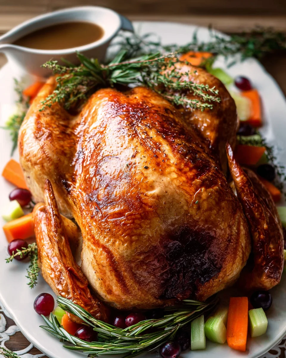 Moist Roasted Turkey & Gravy Recipe - Juicy & Flavorful!