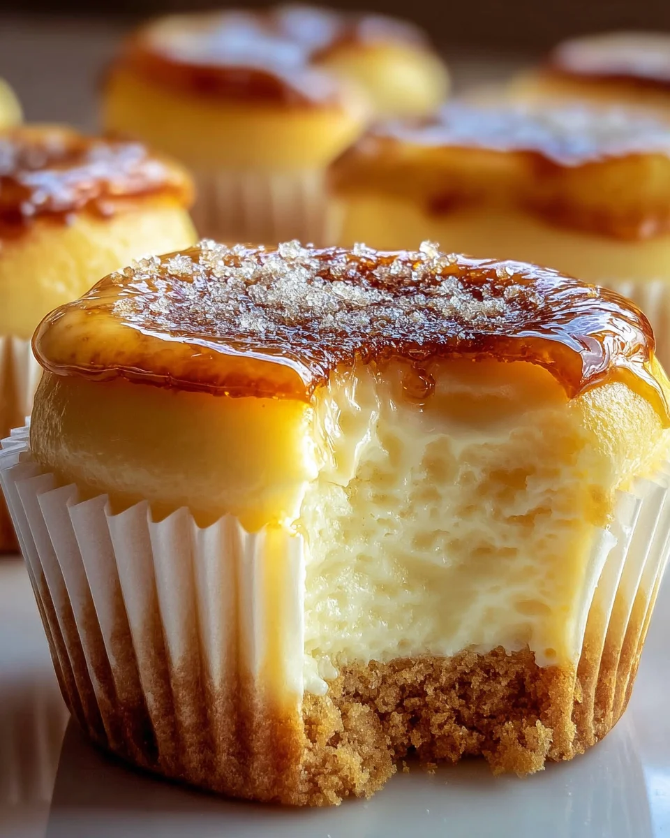 Decadent Crème Brûlée Cheesecake Cupcakes You'll Adore!