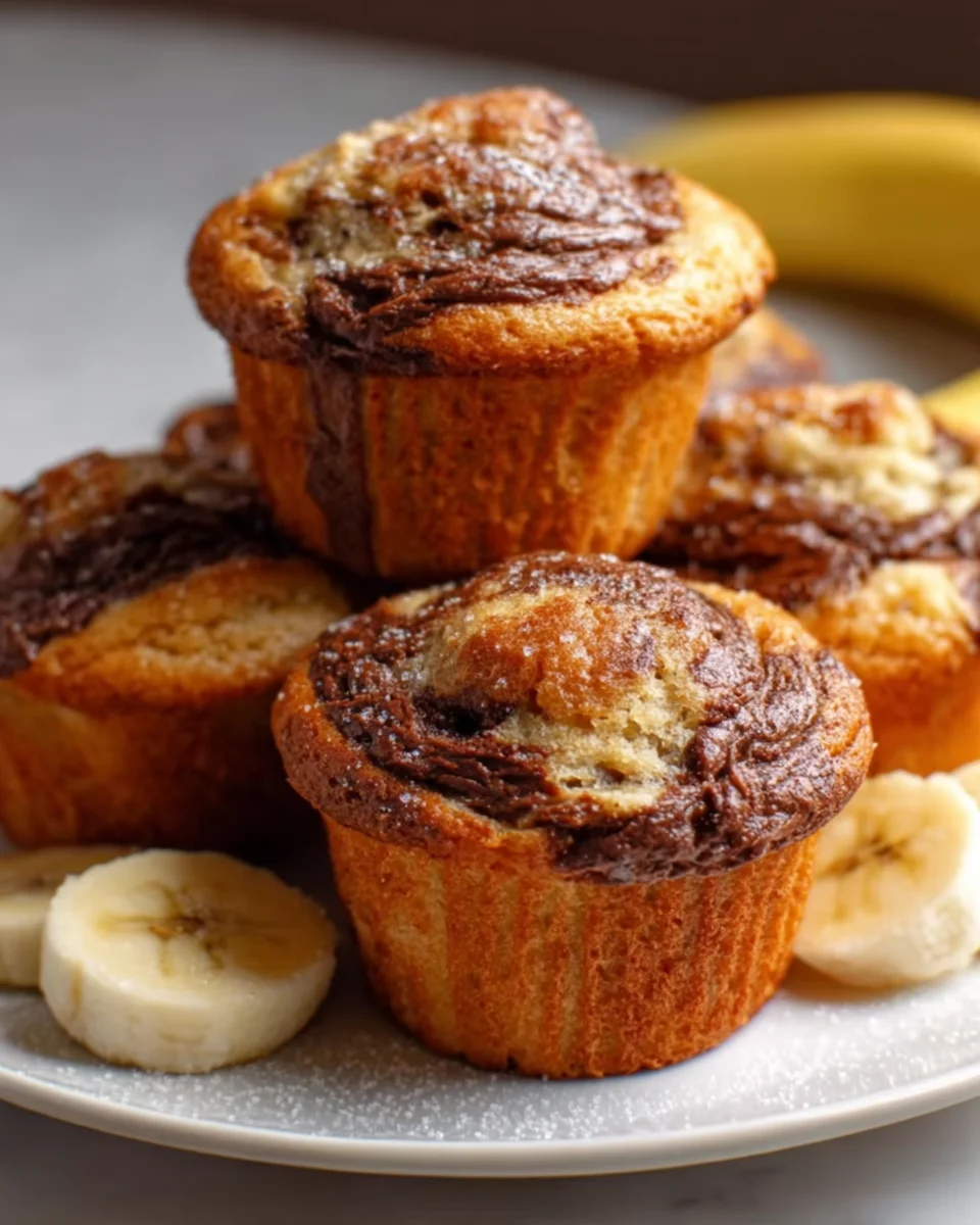Delicious Nutella Banana Swirl Muffins Recipe to Try Today!