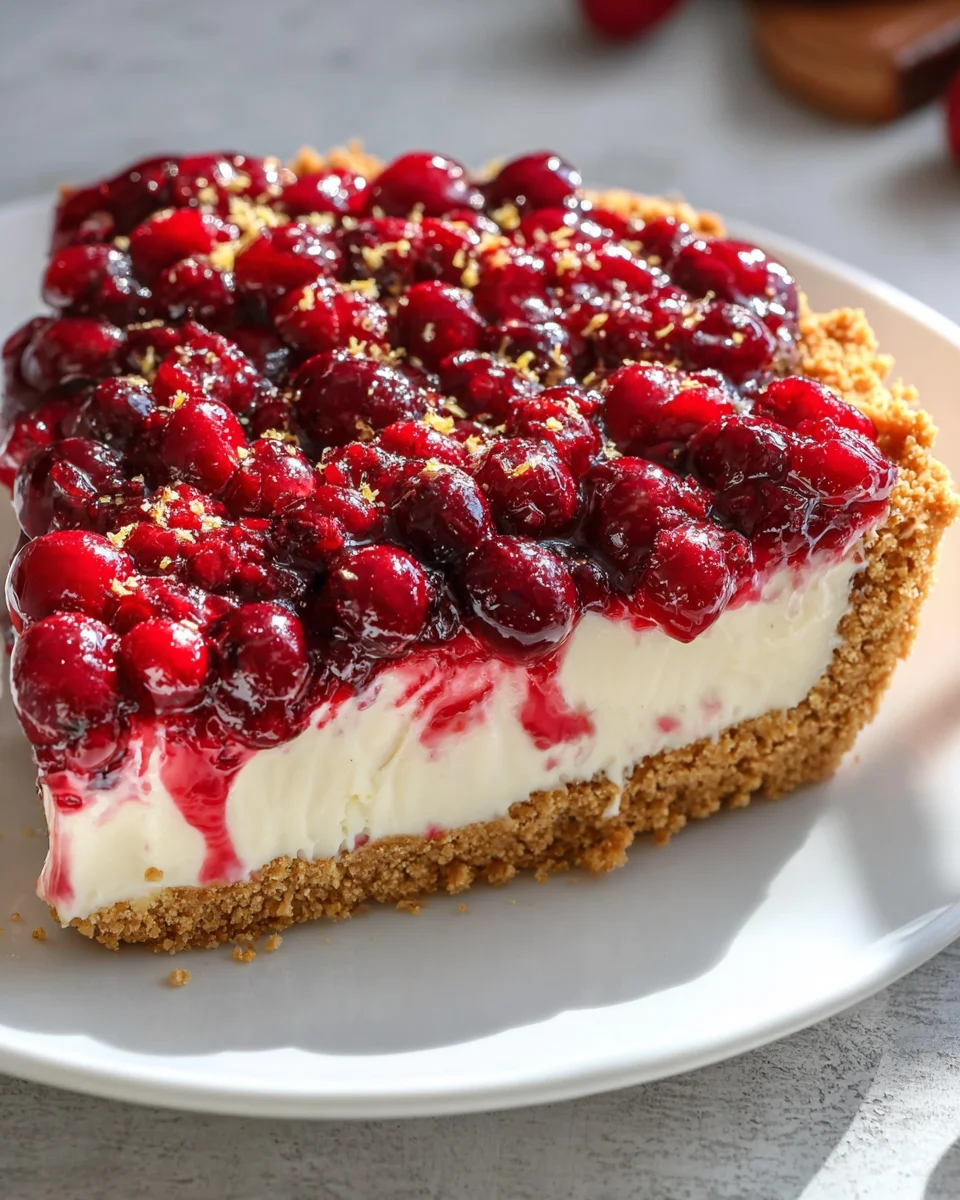 Cranberry Cheesecake Pie: Your Perfect Fall Dessert!