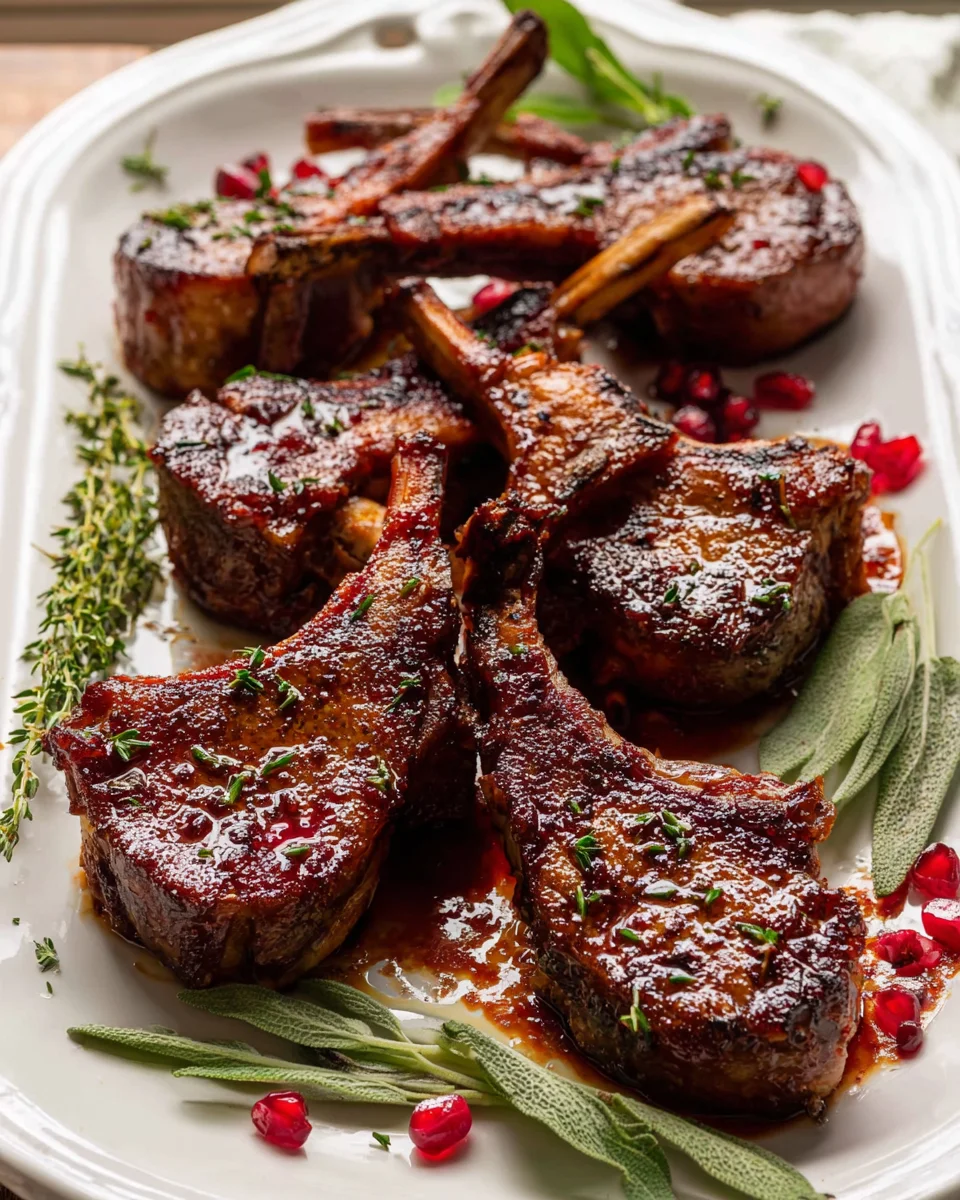 Fancy Pomegranate Lamb Chops: Easy Gourmet Recipe!