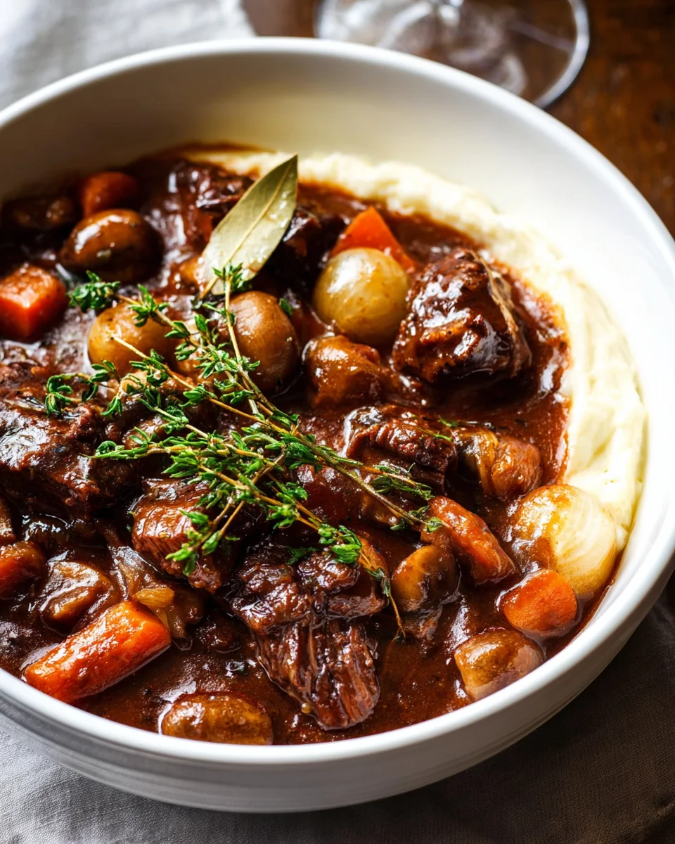 Classic Beef Bourguignon Recipe: A Hearty Comfort Dish