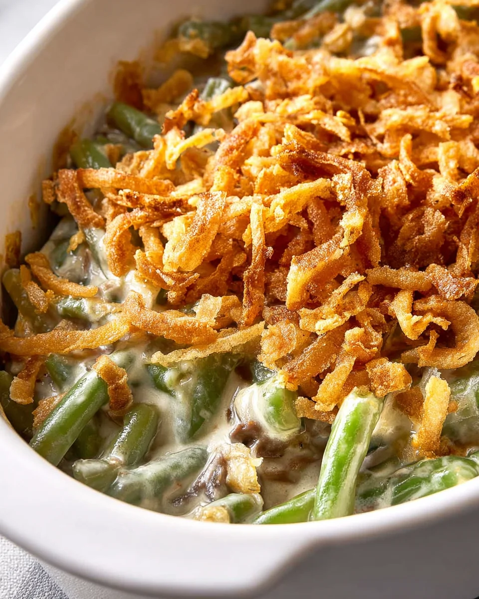 Delicious Campbell's Green Bean Casserole Recipe to Try!