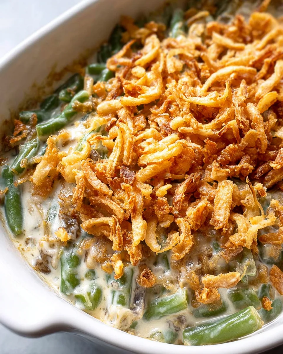 Delicious Campbell's Green Bean Casserole Recipe to Try!