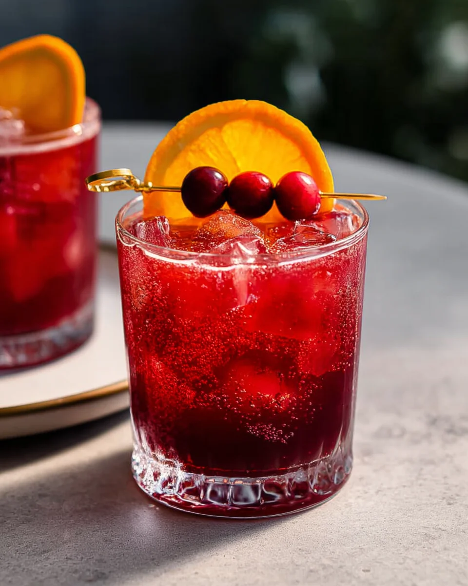 Cranberry Orange Mocktail: Refreshing Non-Alcoholic Delight!