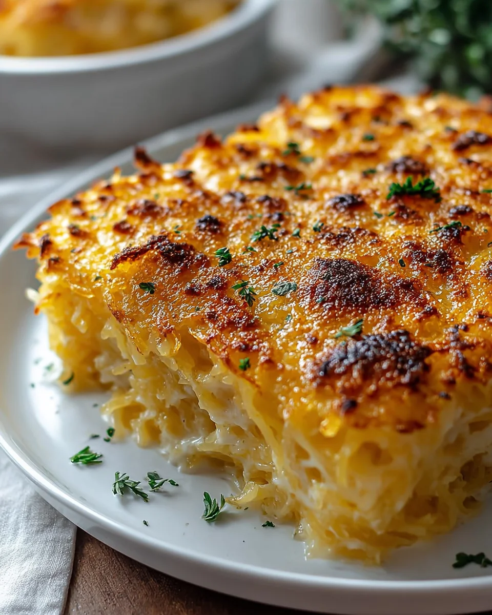 Delicious & Healthy Spaghetti Squash Au Gratin Recipe