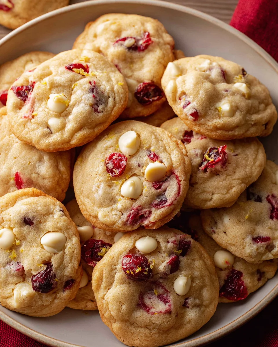 Delicious White Chocolate Cranberry Cookies Recipe to Try!